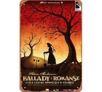 Zuhhgii Targa in metallo retrò con immagine di Ballady i Romanse, poster teatrale polacco, idea regalo per la decorazione di un film in stile retrò con cartoni animati, per musica, bar, casa, caffè