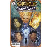 Zuhhgii Targa in metallo retrò con personaggi dei fumetti - Guerra dei regni Strikeforce: The Dark Elf Realm 1 Var A Comic Book NM - Poster cinematografico per caffè, bar, ristorante, supermercato