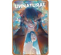 Zuhhgii Targa in metallo retrò con personaggi dei fumetti - Unnatural 10 Var B Comic Book NM - Poster cinematografico per musica, bar, ristorante, supermercato, negozio, film, regali anime, targa in