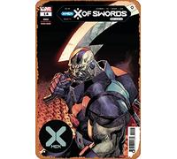 Zuhhgii Targa in metallo retrò con personaggi dei fumetti X-MEN #14 XOS - Poster cinematografico per musica, bar, ristorante, supermercato, film, regali, anime in metallo, 20,3 x 30,5 cm
