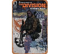 Zuhhgii Targa in metallo retrò - Division: Extremis Malis (Tom Clancy's…) 1 fumetto NM - Anime metallo latta segno film poster per musica, bar, ristorante, supermercato, film, regali, 20,3 x 30,5 cm