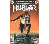 Zuhhgii Targa in metallo retrò - Hellblazer (2a serie) 7 fumetti NM - Targa in metallo a tema anime, per caffè, bar, ristorante, supermercato, film, idea regalo, 20 x 30 cm