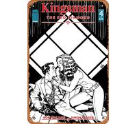 Zuhhgii Targa in metallo retrò - Kingsman: The Red Diamond 4 Var B Comic Book NM - Targa in metallo a tema anime, per musica, bar, ristorante, supermercato, film, idea regalo, 20 x 30 cm