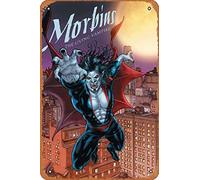 Zuhhgii Targa in metallo retrò - Morbius: The Living Vampire (3a serie) 1 Var A Comic Book NM - Poster in metallo a tema anime, per musica, bar, ristorante, supermercato, film, regali, 20,3 x 30,5 cm