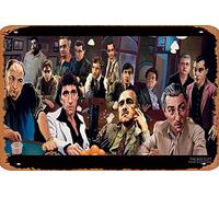 Zuhhgii Targa in metallo retrò The Bad Guys The Art of Justin Reed, stile fumetto, divertente, cinema cinema, cinema, grotta, garage, pub musicale, birreria, bar, decorazione da parete, arte 30,5 x