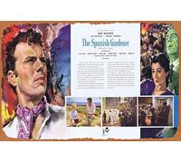 Zuhhgii Targa in metallo retrò "The Spanish Gardener" originale del film ad Dirk Bogarde retrò del classico vecchio film poster in metallo TV bar uomo grotta decorazione da parete 20,3 x 30,5 cm.