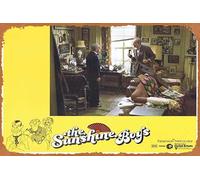 Zuhhgii Targa in metallo retrò The SUNSHINE BOYS Lobby Card 7 Walter Matthau George Burns Jane Fonda Donald Sutherland retrò del classico vecchio film poster metallo TV bar uomo grotta decorazione da