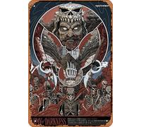 Zuhhgii Targa in metallo vintage con scritta "Army of Darkness", divertente e classica, per bar, pub, caffetteria, parete, cucina, bagno, karaoke, decorazione per la casa, 20,3 x 30,5 cm