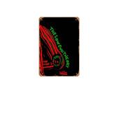 Zuhhgii Targa in metallo vintage con scritta in inglese "A Tribe Called Quest The Low End Theory", stile hip hop, divertente e classico, musicale, per bar, pub, caffetteria, parete, cucina, bagno