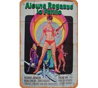 Zuhhgii Targa in metallo vintage con scritta in inglese "Some Girls Do Movie Poster Retro Film Film Cafe Restaurant Home Wall Retro Club Restaurant Man Cave Gift Vintage Metal Sign 30,5 x 20,3 cm.