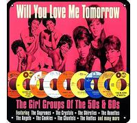 Zuhhgii Targa in metallo vintage con scritta in inglese "Will You Love Me Tomorrow: The Girl Groups Of The 50s & 60s", decorazione da parete in stile vintage con musica rock, per palestra, piscina
