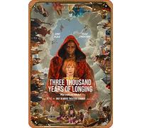 Zuhhgii Targa in metallo vintage con scritta in lingua inglese "Three Thousand Years Of Longing (Idris Elba, Tilda Swinton), per casa, bar, pub, garage, decorazione, idea regalo, 20 x 30 cm