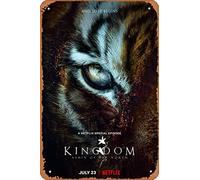 Zuhhgii Targa in metallo vintage con scritta "Kingdom Ashin Of The North (Jun Ji-hyun,Byeong-eun Park), in metallo, per casa, bar, pub, garage, decorazione, idea regalo