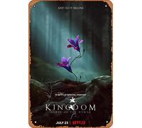 Zuhhgii Targa in metallo vintage con scritta "Kingdom Ashin Of The North (Jun Ji-hyun,Byeong-eun Park), in metallo, per casa, bar, pub, garage, decorazione, idea regalo