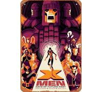 Zuhhgii Targa in metallo vintage con scritta "X-Men Days of Future Past (variante"), decorazione da parete per bar, caffetteria, garage, casa, divertente, in latta, 20,3 x 30,5 cm