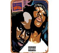 Zuhhgii Targa in metallo vintage MOBB DEEP THE INFAMOUS con album musicali per bar, pub, caffetteria, da parete, per cucina, bagno, karaoke, decorazione artistica retrò, 20,3 x 30,5 cm