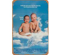 Zuhhgii Targa metallica del film Made in Heaven (1987), decorazione artistica da parete in latta - 20,3 x 30,5 cm