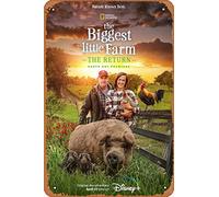 Zuhhgii The Biggest Little Farm: The Return (John Chester,Molly Chester), poster in latta con film cinematografico cinema teatro 20 x 30 cm - Targa in metallo vintage per casa, bar, pub, garage