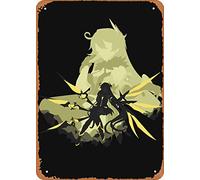 Zuhhgii The Classic Arcade Videogioco Targa in metallo Targa in latta Herrscher of the Void Honkai Impact Wall Art Decor - 20,3 x 30,5 cm
