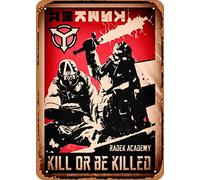 Zuhhgii The Classic Arcade Videogioco Targa in metallo Targa in latta Killzone Propaganda Poster Killzone Propaganda Decorazione artistica da parete in latta - 20,3 x 30,5 cm