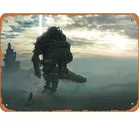 Zuhhgii The Classic Arcade Videogioco Targa in metallo Tin Sign Shadow of the colossus PS4 Gaming and Gamers Wall Art Decor Targa in latta - 20,3 x 30,5 cm