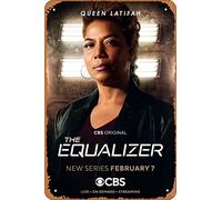 Zuhhgii The Equalizer (Queen Latifah, Cbs) - Targa in metallo vintage per film cinema teatro, 20 x 30 cm, decorazione per casa, bar, pub, garage, idea regalo