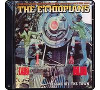 Zuhhgii The Ethiopians - Reggae Hit The Town Targa in metallo vintage Rock Music Decorazione da parete Man Cave Targa in latta Palestra Piscina Bar Bagno Cortile Garage Pub Targa Poster Wall Art Sign