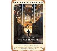 Zuhhgii The Fabelmans (Steven Spielberg, Michelle Williams) Poster del film Film Cinema Theatre 20,3 x 30,5 cm targa in metallo vintage per casa, bar, pub, garage, decorazione regalo