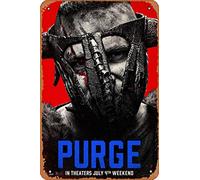 Zuhhgii The Forever Purge (Blumhouse, Everardo Gout) - Targa in metallo vintage per casa, bar, pub, garage, decorazione regalo