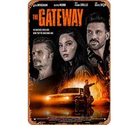 Zuhhgii The Gateway (Olivia Munn, Frank Grillo) - Targa in metallo vintage per casa, bar, pub, garage, decorazione regalo