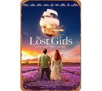 Zuhhgii The Lost Girls (Livia De Paolis, Julian Ovenden) Poster del film Film Cinema Theatre 20,3 x 30,5 cm - Targa in metallo vintage per casa, bar, pub, garage, decorazione regalo