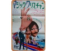 Zuhhgii The Magic Christian Movie Poster Retro Film Tin Sign Cafe Restaurant Home Wall Retro Club Restaurant Man Cave Gift Vintage Metal Sign 30,5 x 20,3 cm.