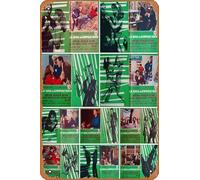 Zuhhgii The Man from U.N.C.L.E. - The Spy In The Green Hat Movie Poster Retro Film Tin Sign Cafe Restaurant Home Wall Retro Club Restaurant Man Cave Gift Vintage Metal Sign 30,5 x 20,3 cm.