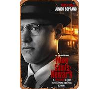 Zuhhgii The Many Saints Of Newark (Corey Stoll, Junior Soprano) Poster del film Film Cinema Theatre 20,3 x 30,5 cm - Targa in metallo vintage per casa, bar, pub, garage, decorazione regalo