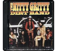 Zuhhgii The Nitty Gritty Dirt Band - The Nitty Gritty Dirt Band, cartello in metallo vintage con musica rock decorazione da parete uomo grotta cartello in latta per palestra, piscina, bar, bagno