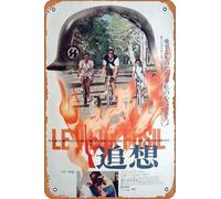 Zuhhgii The Old Gun Movie Poster Retro Film Targa in latta Cafe Restaurant Home Wall Retro Club Restaurant Man Cave Gift Vintage Metal Sign 30,5 x 20,3 cm.