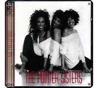 Zuhhgii The Pointer Sisters - The Collection - Targa in metallo vintage con musica rock da parete, per palestra, piscina, bar, bagno, cortile, garage, pub, 30,5 x 30,5 cm
