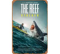 Zuhhgii The Reef Stalked (Teressa Liane, Tim Ross) - Targa in metallo vintage per casa, bar, pub, garage, decorazione regalo