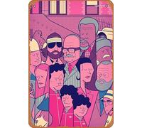 Zuhhgii The Royal Tenenbaums Retro Metal Sign Vintage Kitchen Signs Garage Man Cave Wall Decor Funny 20 x 30 cm Regalo Bar Decorazioni Art Poster Targa in latta.