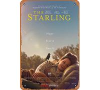 Zuhhgii The Starling (Melissa McCarthy, Chris O'dowd) - Targa in metallo vintage per casa, bar, pub, garage, decorazione, idea regalo