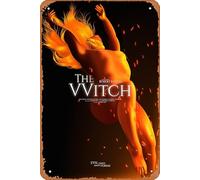 Zuhhgii The Witch Movie Poster Retro Tin Sign 20,3 x 30,5 cm, Poster Art Classic TV Poster Musica Locandina Negozio Karaoke Pub Club Regalo Grotta Uomo Grotta Regalo Wall Art Decor Targa in latta.