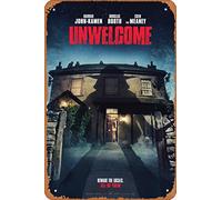Zuhhgii Unwelcome (Hannah John-kamen, Douglas Booth) Poster del film Film Cinema Theatre 20,3 x 30,5 cm - Targa in metallo vintage per casa, bar, pub, garage, decorazione regalo