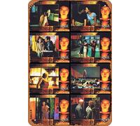 Zuhhgii Vintage Classic Old Movie CARRIE 2 THE RAGE Original Lobby Card Set Emily Bergl Jason London Film Poster Metallo Metallo Targa TV Poster Regalo Karaoke Bar Pub Club Piatti Decorativi Parete