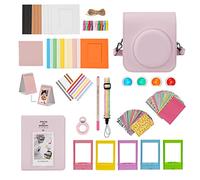 ZUIKAKU 15 in 1 Mini 12 Accessori Compatibile con Fujifilm Instax Mini 12 Instant Film Camera (rosa)