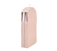 Zuiquity Copri Abiti in Cotone e Lino, Antipolvere e Impermeabili, Custodia Abiti con Finestra Trasparente e Cerniera in Metallo, Organizer per Armadio Allargati Anti-schiacciamento(Size:43in)