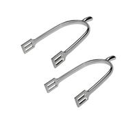 ZUJIABAO 1 paio di speroni da equitazione inglesi a forma di U, in lega di zinco pressofuso, leggero, accessorio da allenamento per equitazione britannico