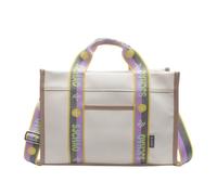 ZUJIABAO 3. Borsa alla moda in tela di grande capacità con tracolla larga, ideale per lavoro o gite nel fine settimana, borsa a tracolla dal design unico, Viola, One Size