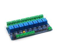 ZUJIABAO 8 Canali 12V Modulo Relay RTU con RS485 Comunicazione per Progetti e Tecnici Elettrici Alimentazione Relè