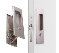 ZUJIABAO Chiusure per porte scorrevoli invisibili, design resistente alle intemperie, montaggio da incasso, forti aggiornamenti per bagno, balcone, porta scorrevole a prova di bambino