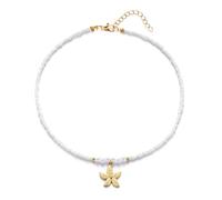 ZUJIABAO Collana portatile con perle e stelle marine, con estensione, per uso quotidiano e occasioni speciali, per vacanze al mare, perle, Misura unica, come descritto, come descritto